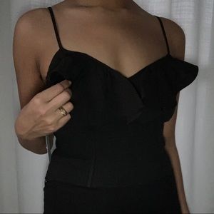 GUESS Black SL Adrianna Top - Medium